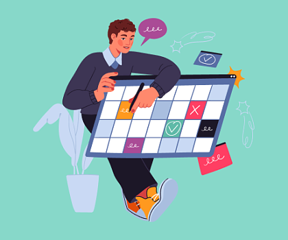 График работы «1С‑Рарус» в феврале 2026 года